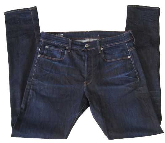 G-STAR 3301 W34 L36 PAS 94 jeansy męskie tapered z elastanem