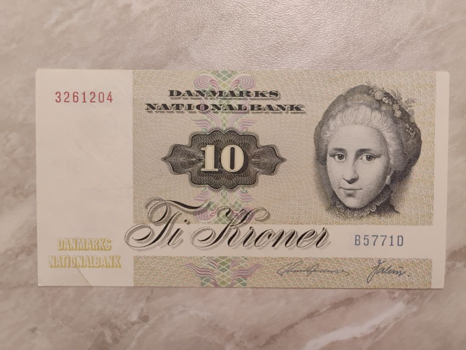 Banknot Dania - 10 koron z 1972 r. -wyd. 1977/1978 r.-
