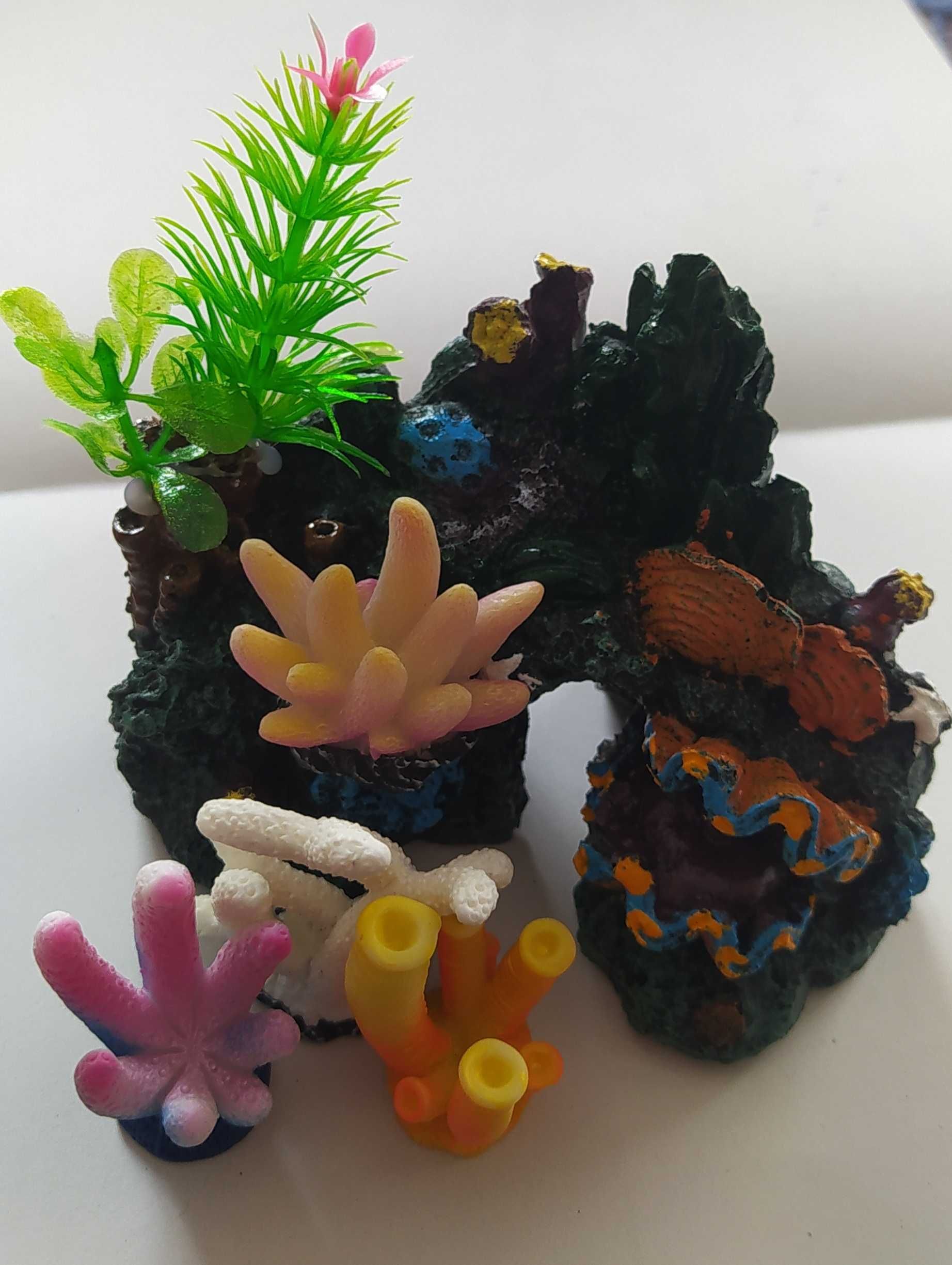 Ozdoba  do akwarium  rafa koralowa
