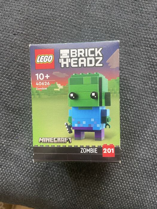 Lego Brick Headz Minecraft zombie