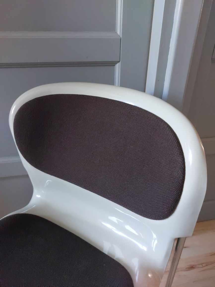krzesło DRABERT SM400K design Gerd Lange Niemcy sygnowane tapicerowane