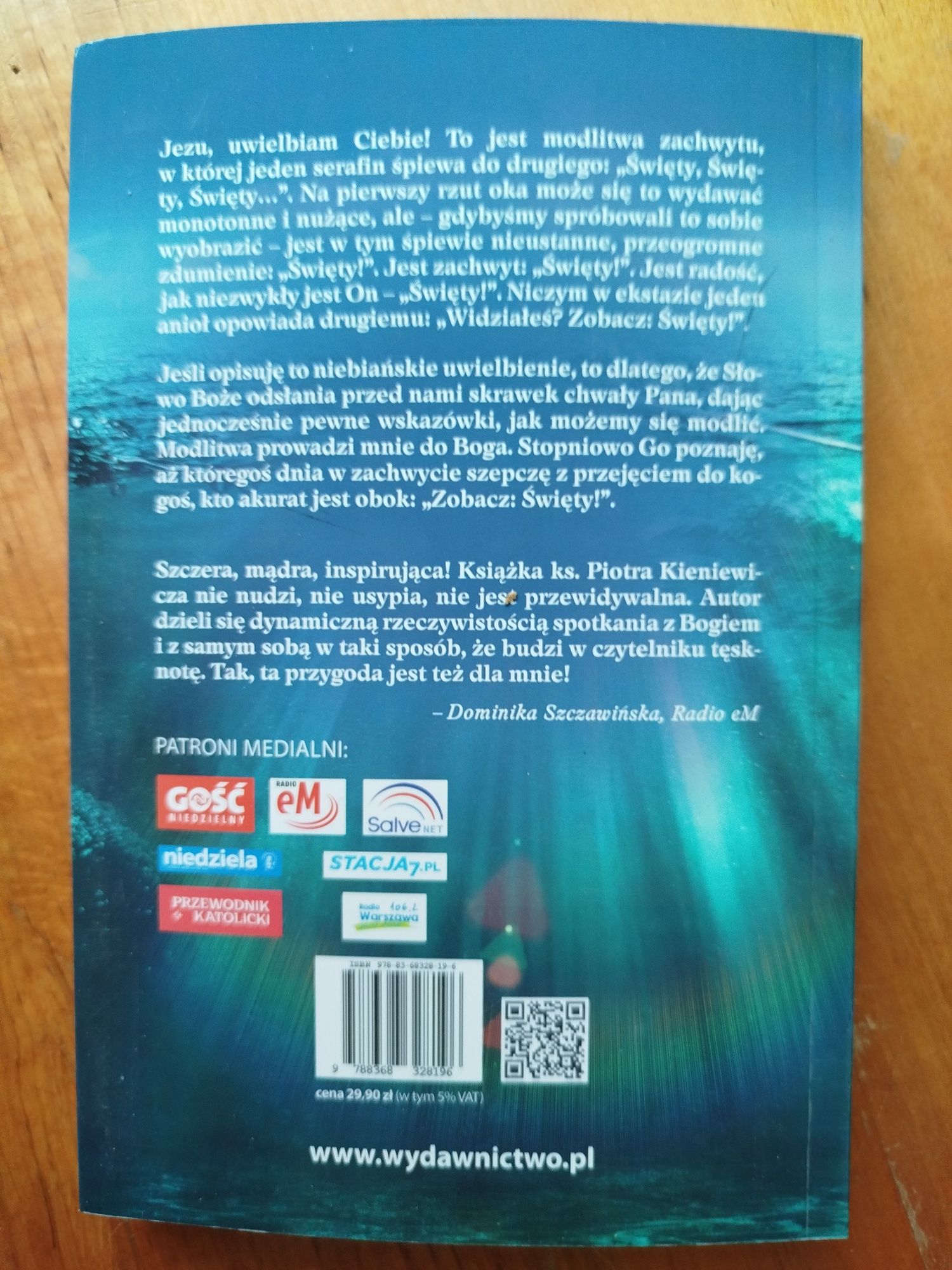 Książka - wiara, Bóg, modlitwa, miłość - "Jezu uwielbiam Ciebie".