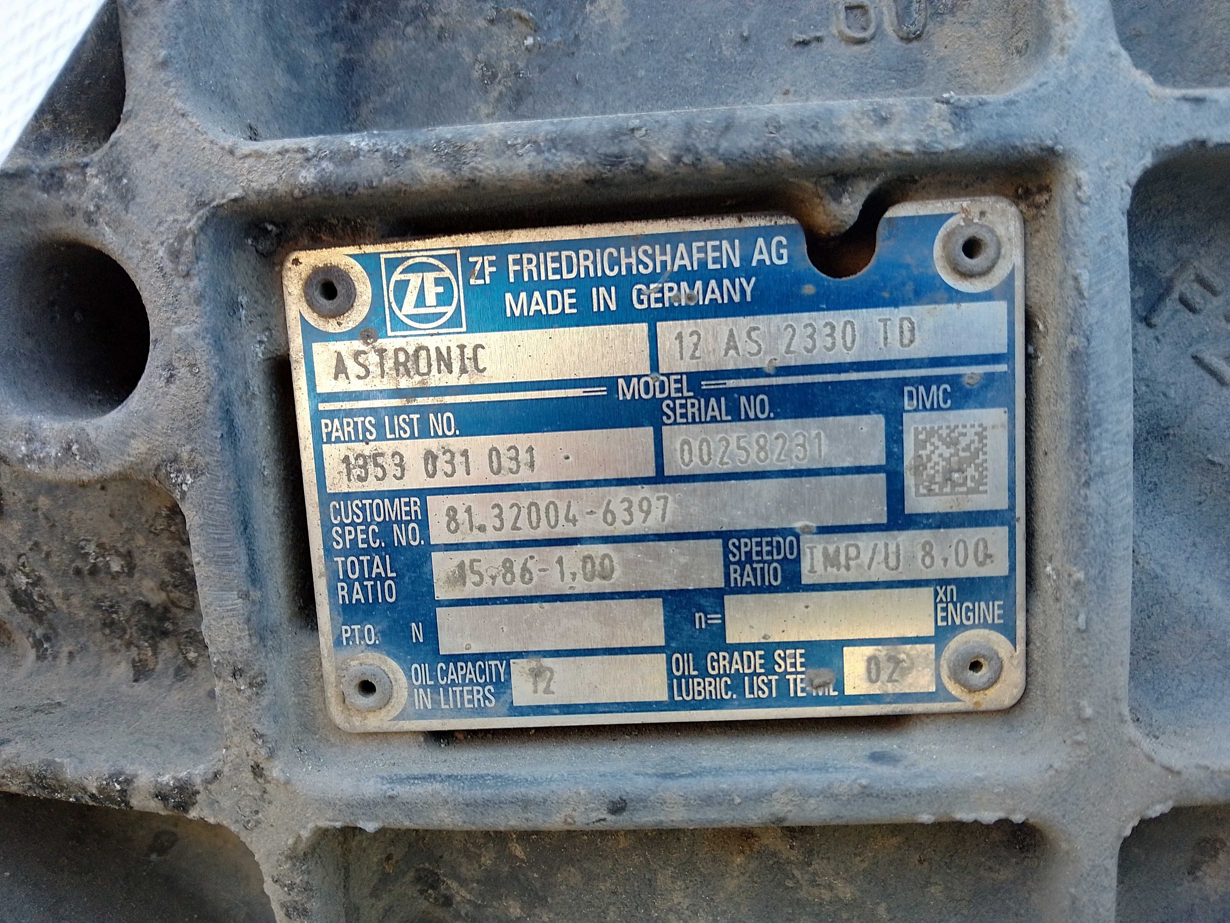 Skrzynia biegów Astronic 12AS 2330 TD