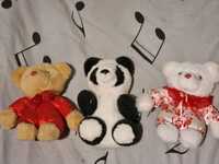 Три игрушки "Панда и два медведя" начало нулевых