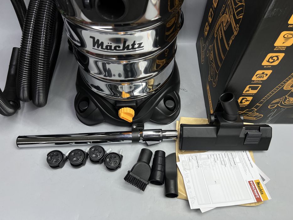СКИДКА В ОПИСАНИИ Пылесос строительный Machtz MVC-1730S Очистка фил-ра