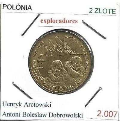 Moedas - - - Polónia - - - "Viajantes e Exploradores Polacos"