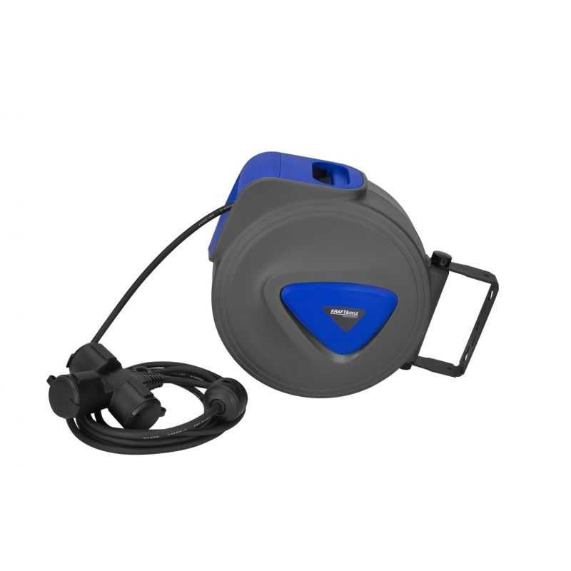 KRAFT&DELE  Przedłużacz Automatyczny Ze Zwijaczem 3x1,5mm 20m KD4047