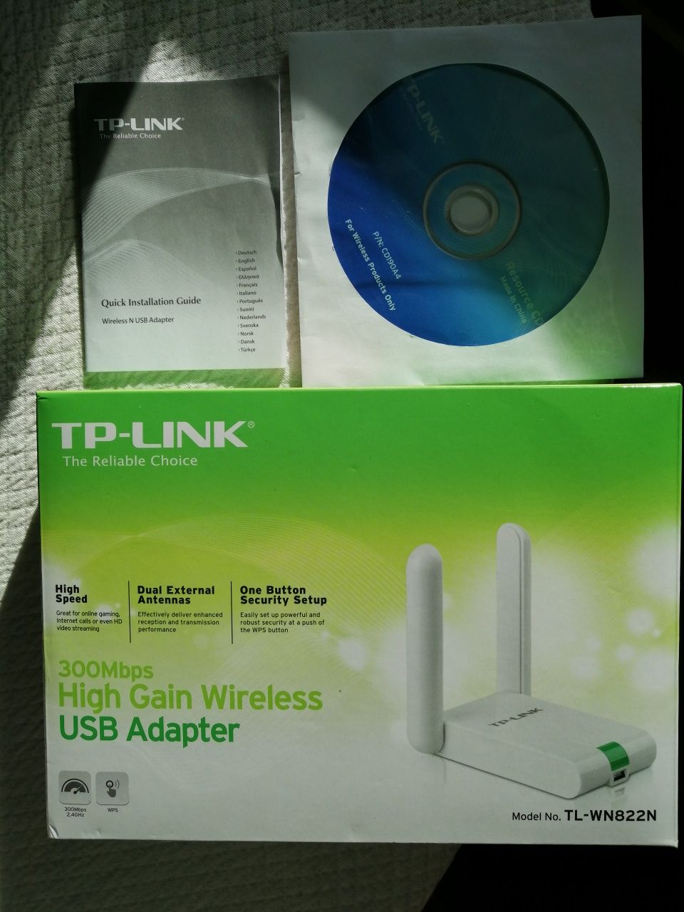 Repetidor WIFI TP-LINK por cabo rede + Antenas amplificadas