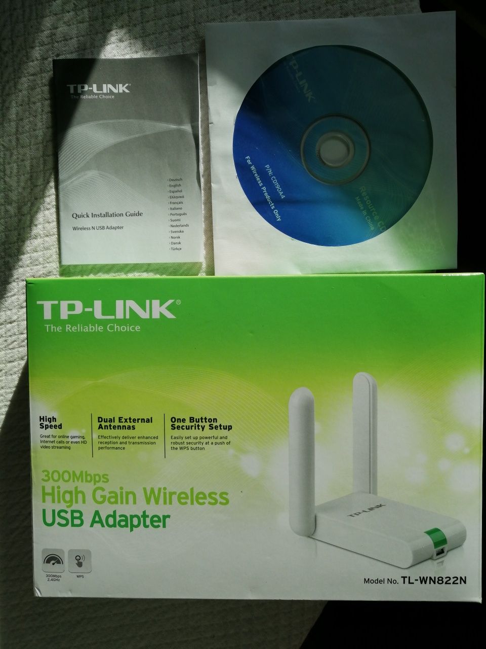 Repetidor WIFI TP-LINK por cabo rede + Antenas amplificadas