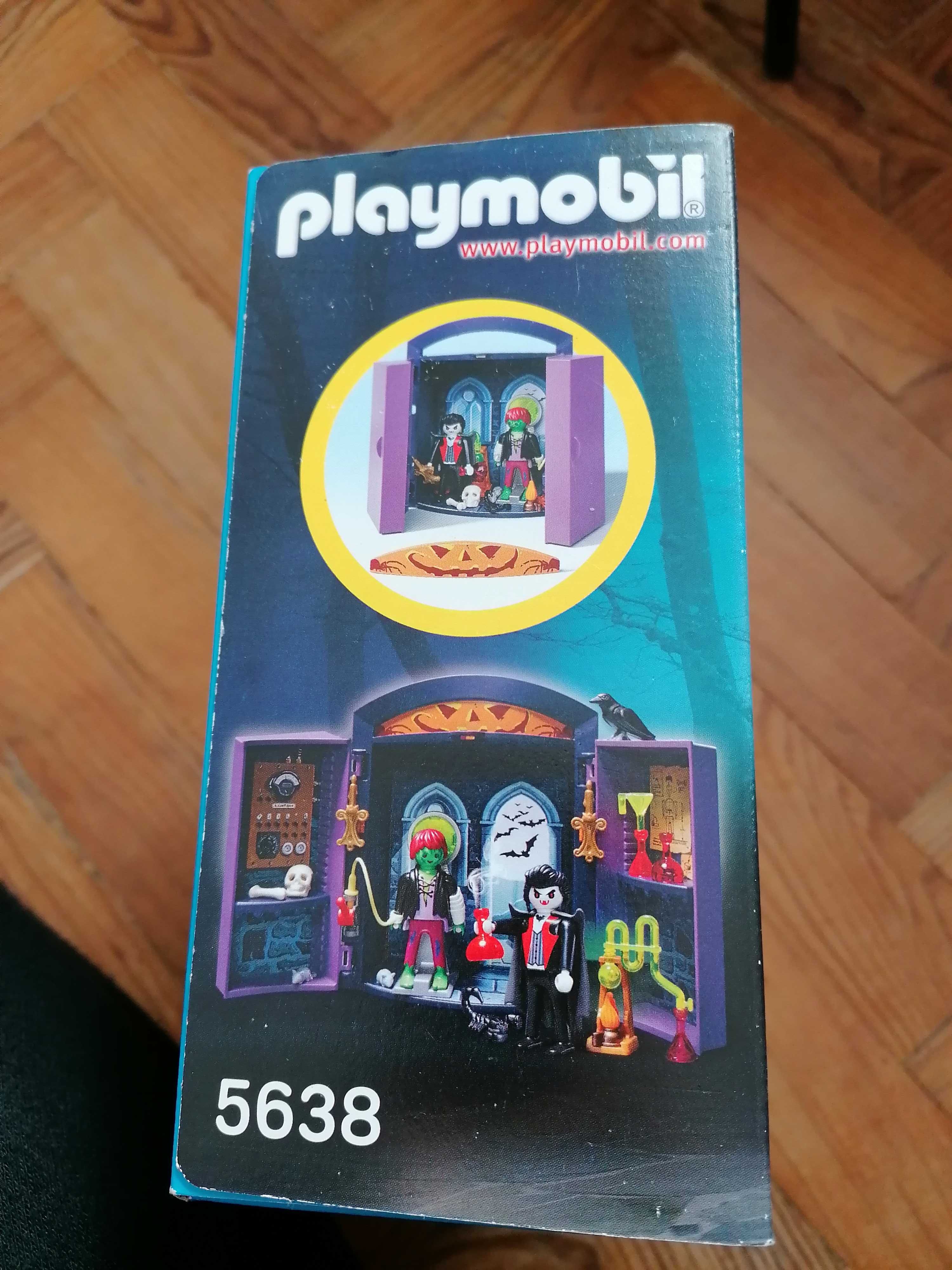 Playmobil, 4 a 10 anos. Casa/mala vampiros