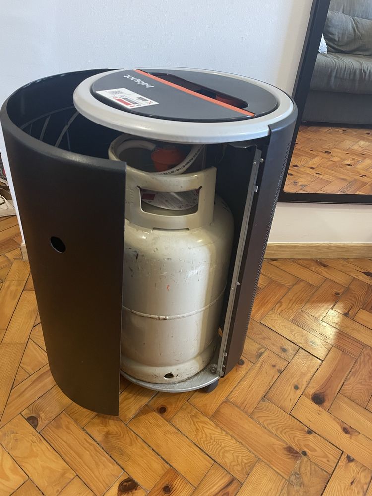 Aquecedor a gás + botija HOTSPOT GALP PRETO