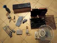 PRL radio unitra waza adapter dłuto wiatrak telefon zegarek video VHS