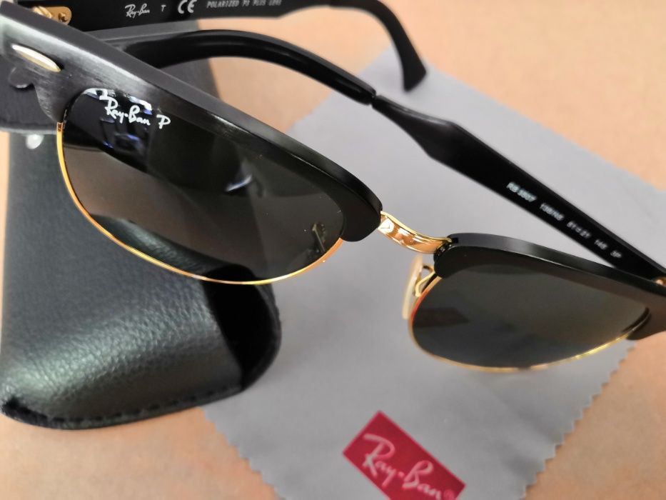 Óculos de Sol Ray-Ban Clubmaster Alum. RB3507 (Originais)