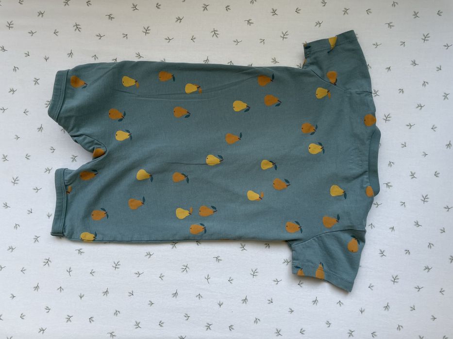 Lindex rozmiar 68 ubranka na lato premium rampers letni pajacyk gruszk