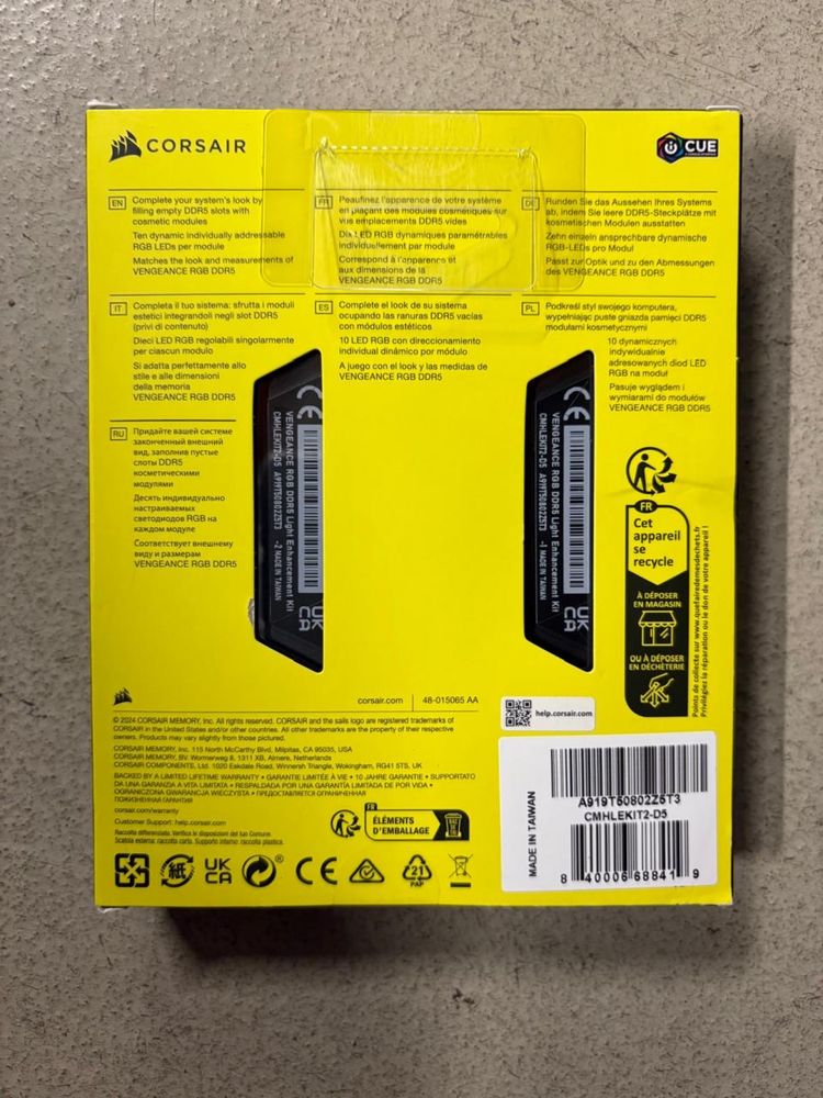 Corsair 48 gb 6000 MHz Vengeance RGB DDR5