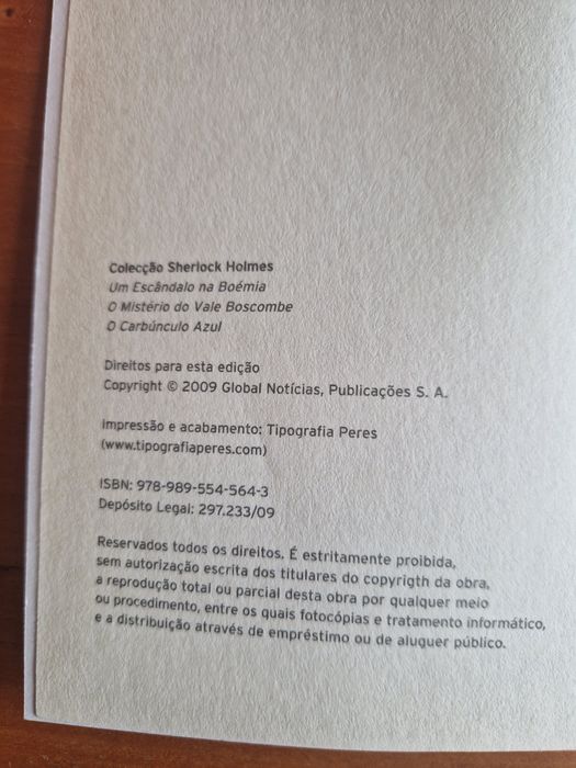 "Coleção Sherlock Holmes", de Conan Doyle