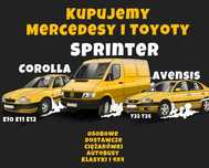 Skup Aut Mercedes Sprinter Toyota Avensis Corolla