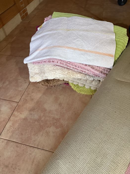 Varios tapetes de varias cores