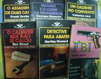 Livros Policiais antigos - Literatura