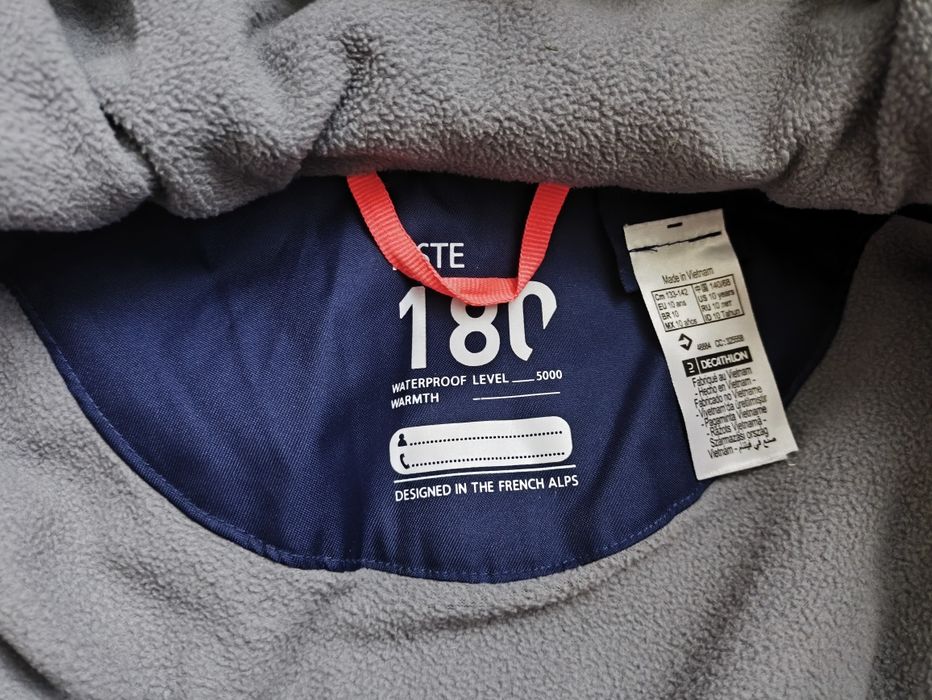 Kurtka narciarska wedze warm 133-142, 10 lat