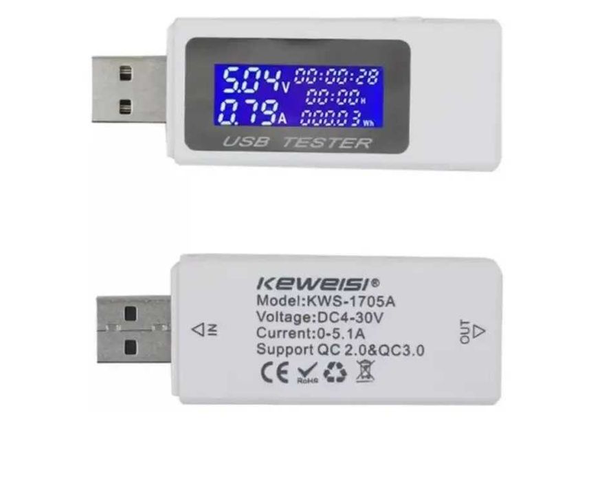 USB-тестер Keweisi KWS-1705a
