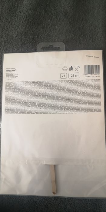 Topper Komunia Święta ozdoba na tort dekoracja