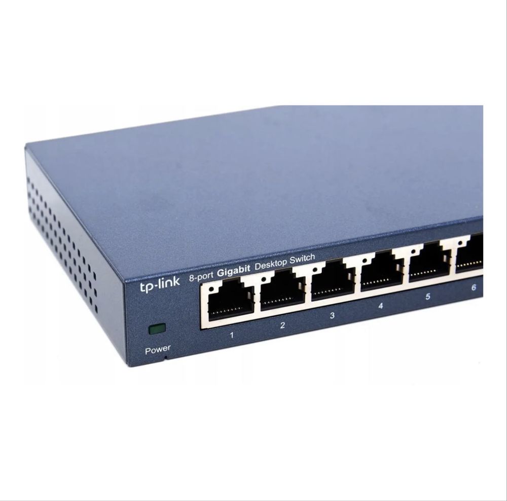 Switch TP-LINK TL-SG108 8xLAN Nowy Zalakowany Polecam