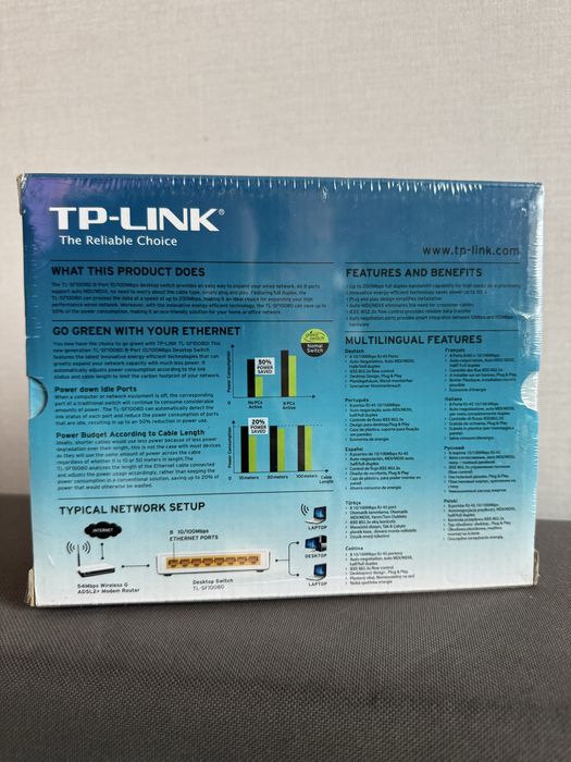 Комутатор TP-Link TL-SF1008D