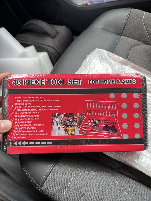 Kit de 46 ferramentas ideal para trabalhos manuais