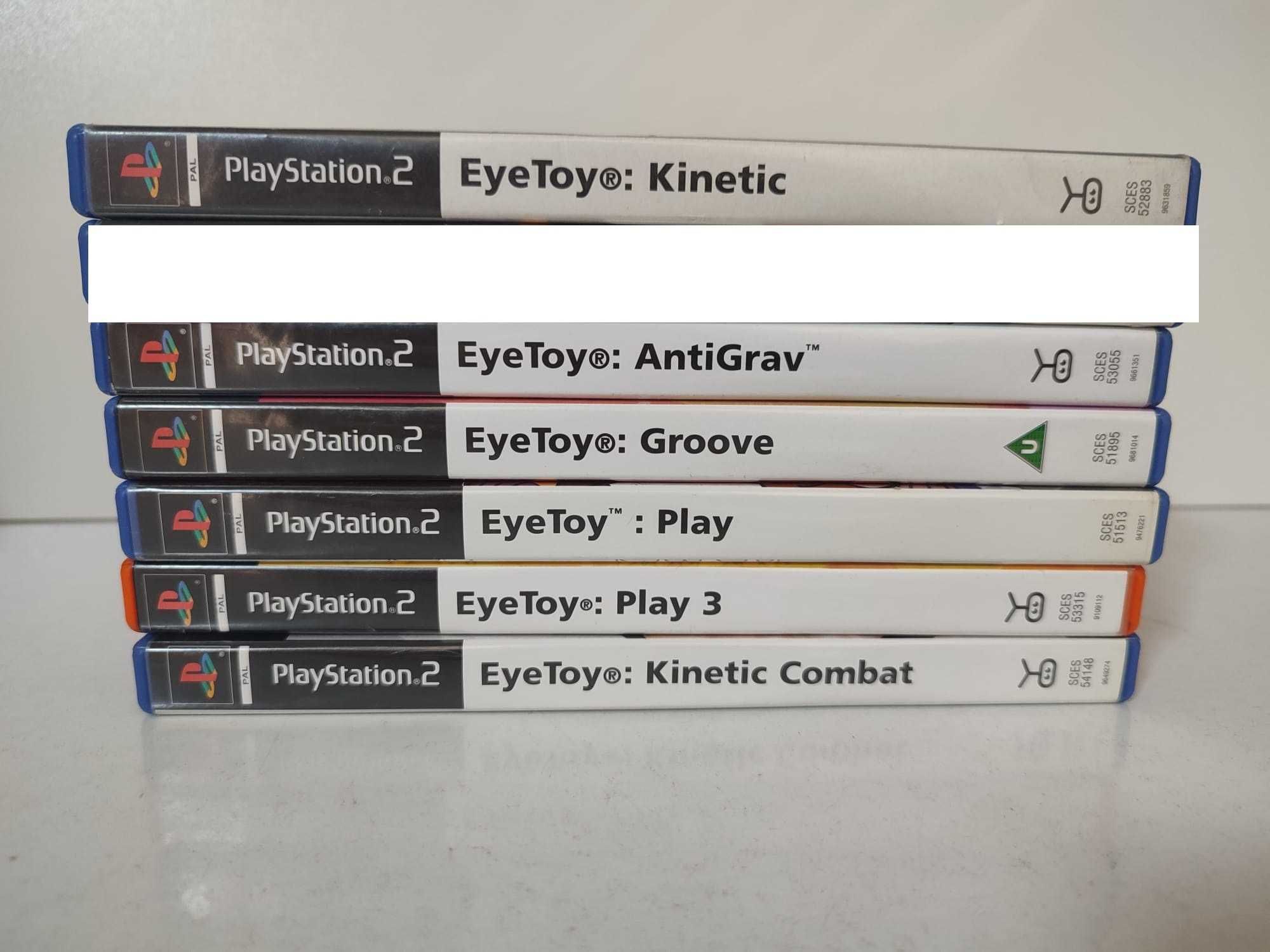 Conjunto de 6 EyeToys para Playstation 2