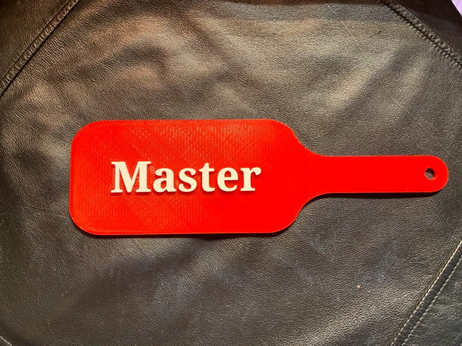 Paddle com Master Impresso