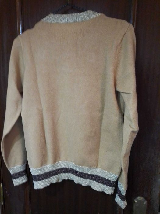 Camisola camel tamanho único