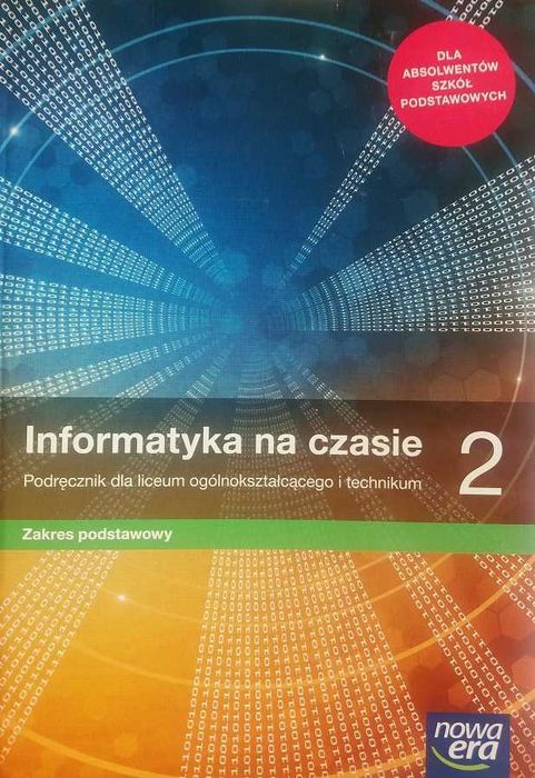 Informatyka na czasie 2 LO podr. ZP Nowa Era - używany
