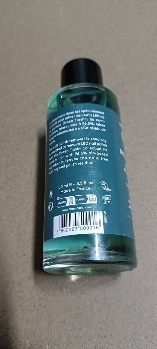 Manucurist Green Flash Remover 100ml Zmywacz lakieru do paznokci