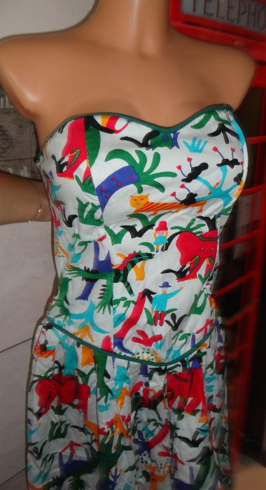 Letnia sukienka roz, L