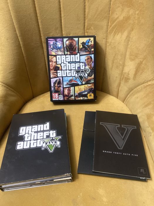 GTA V gra PC dvd polska edycja + mapa