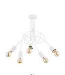żyrandol lampa biala Tango 5