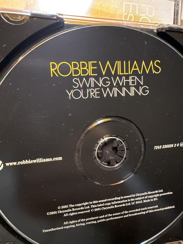 Dwa CD - Robbie Williams - escapology, swing when….