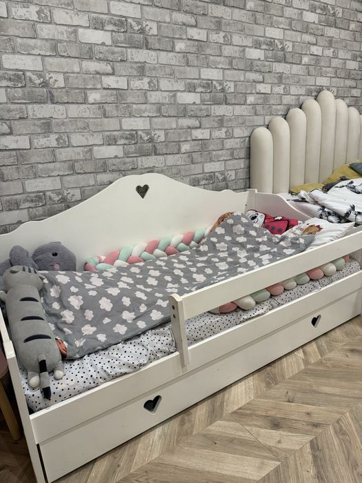 Lozko dzieciece drewniane