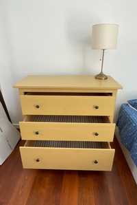 Comoda Ikea Hemnes Amarela