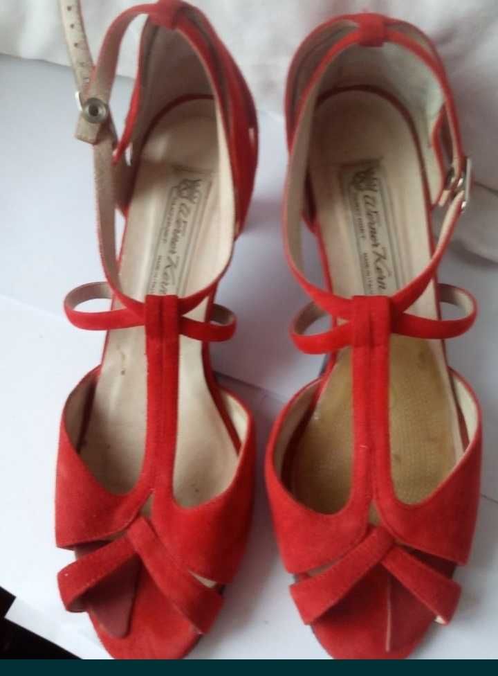 туфлі для танців туфли для танцев червоні