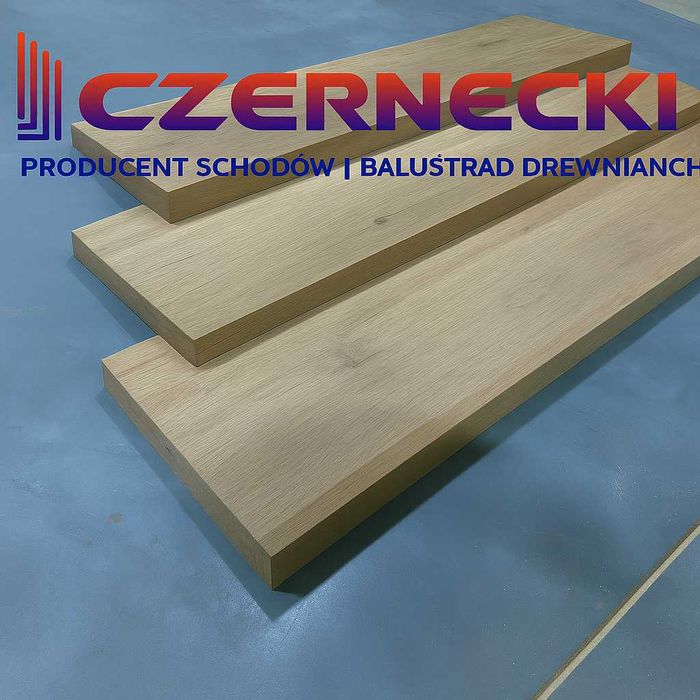 Stopnie dębowe i jesionowe do samodzielnego montażu, Polska, Europa