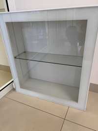 Szafka wisząca Ikea biała szklane drzwi