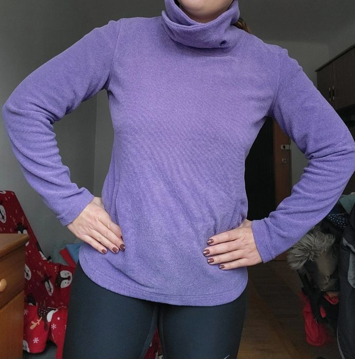Mountain Warehouse liliowy damski polar turystyczny trekkingowy