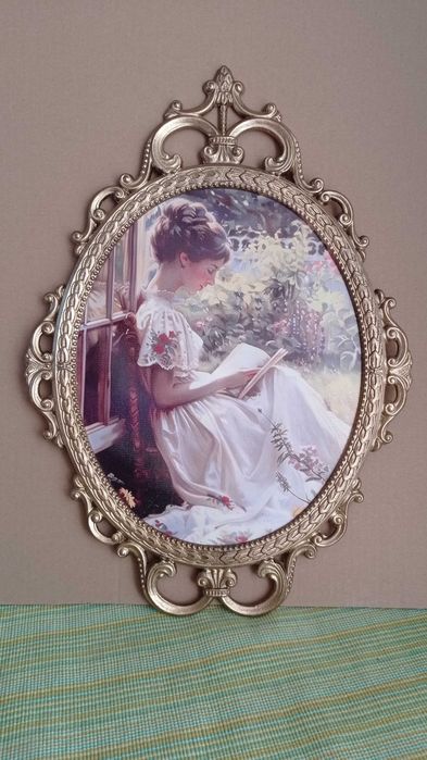 Mosiężna ramka na zdjęcia