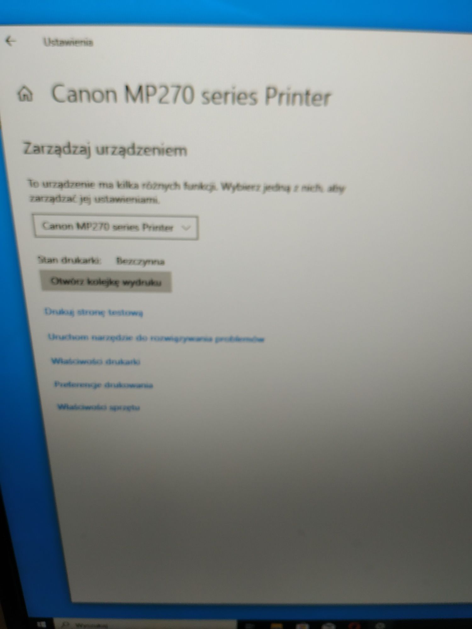 Drukarka canon Mp270