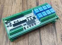 Karta rozszerzeń ESP 32 8AI-8DI-8DO w obudowie DIN