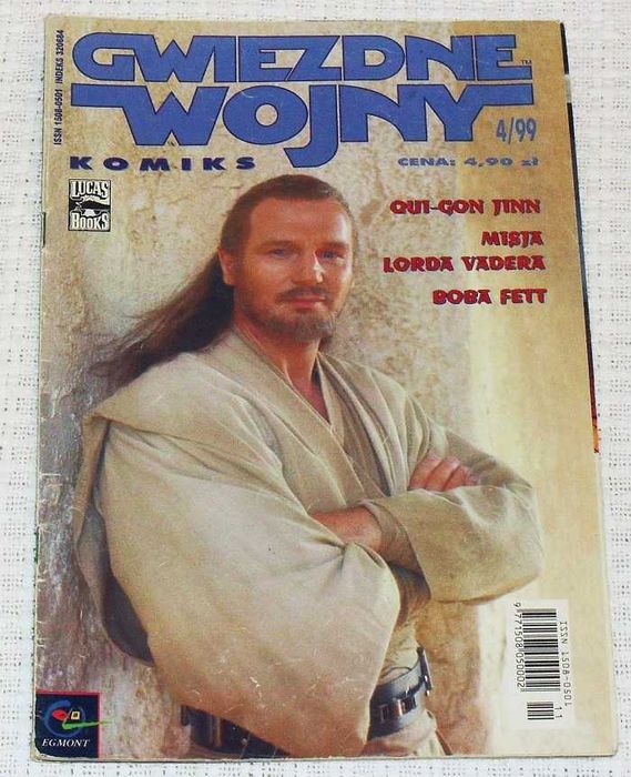 Komiks Gwiezdne Wojny Qui-Gon Jinn, Misja Lorda Vadera, Boba Fett 4/99