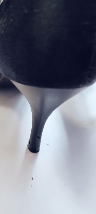 Nowe Piękne sexowne czarne złote wysokie piękne eleganckie na obcasie