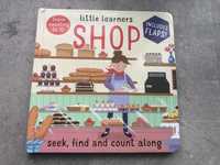 Książka Little learners Shop do nauki angielskiego liczenie